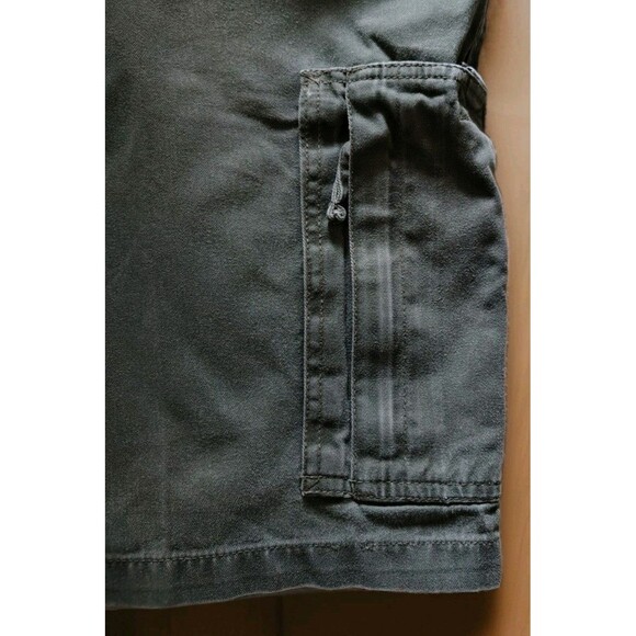 Coliseum Men's Shorts Size 36 Cargo Green Active Outdoor Pockets Cotton - Picture 4 of 14